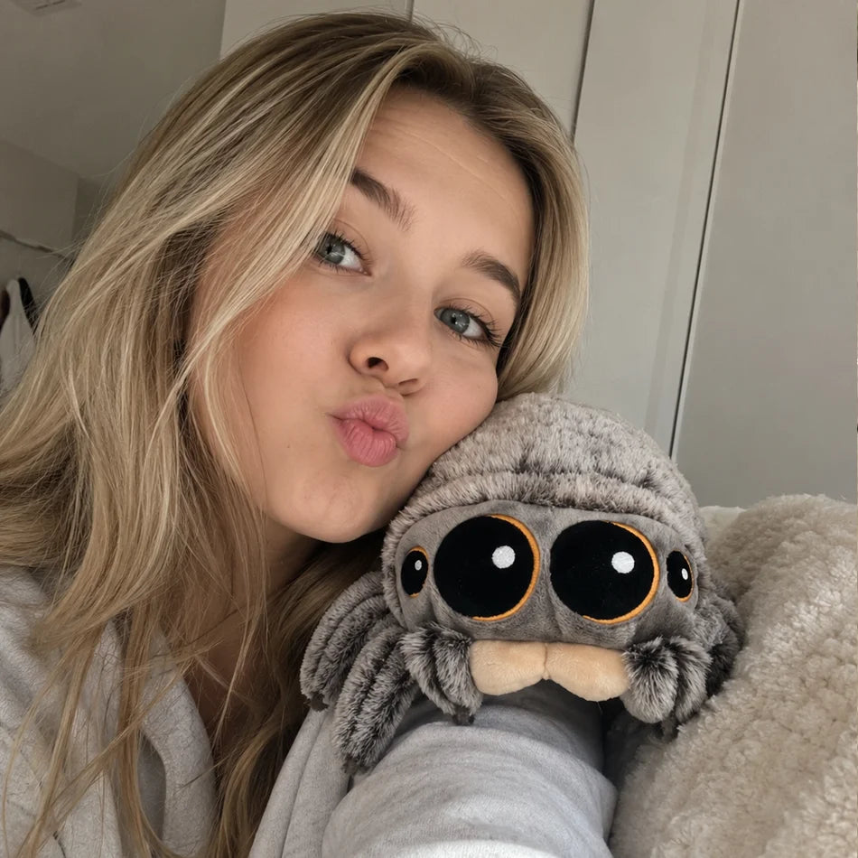 Lucas the Spider Plush Toy Stuffed Animal Soft Spider Plushies Cute Doll Pillow Room Decor Birthday Gift 5pcs/10pcs