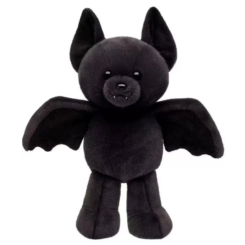 30CM Cute Cartoon Build A Bear Bat Posable Plush Toys Soft Bat Animal Movie Peripheral Plushies Doll Kid Halloween Birthday Gift