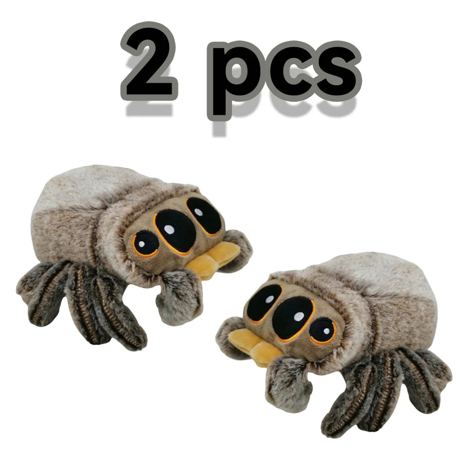 Lucas the Spider Plush Toy Stuffed Animal Soft Spider Plushies Cute Doll Pillow Room Decor Birthday Gift 5pcs/10pcs