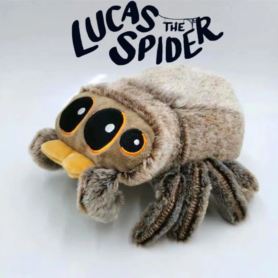 Lucas the Spider Plush Toy Stuffed Animal Soft Spider Plushies Cute Doll Pillow Room Decor Birthday Gift 5pcs/10pcs